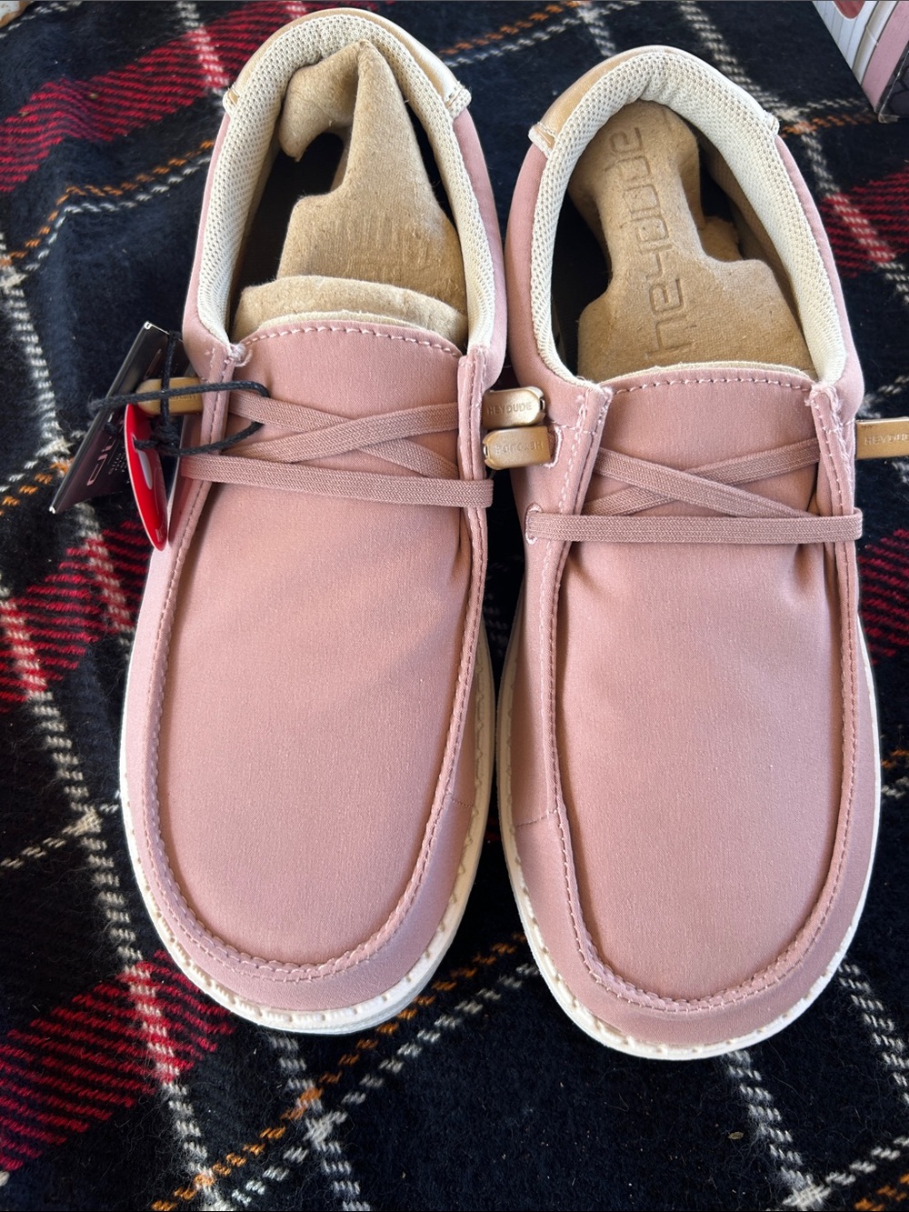Hey Dude Men's Slip-On Loafers in Dusty Rose